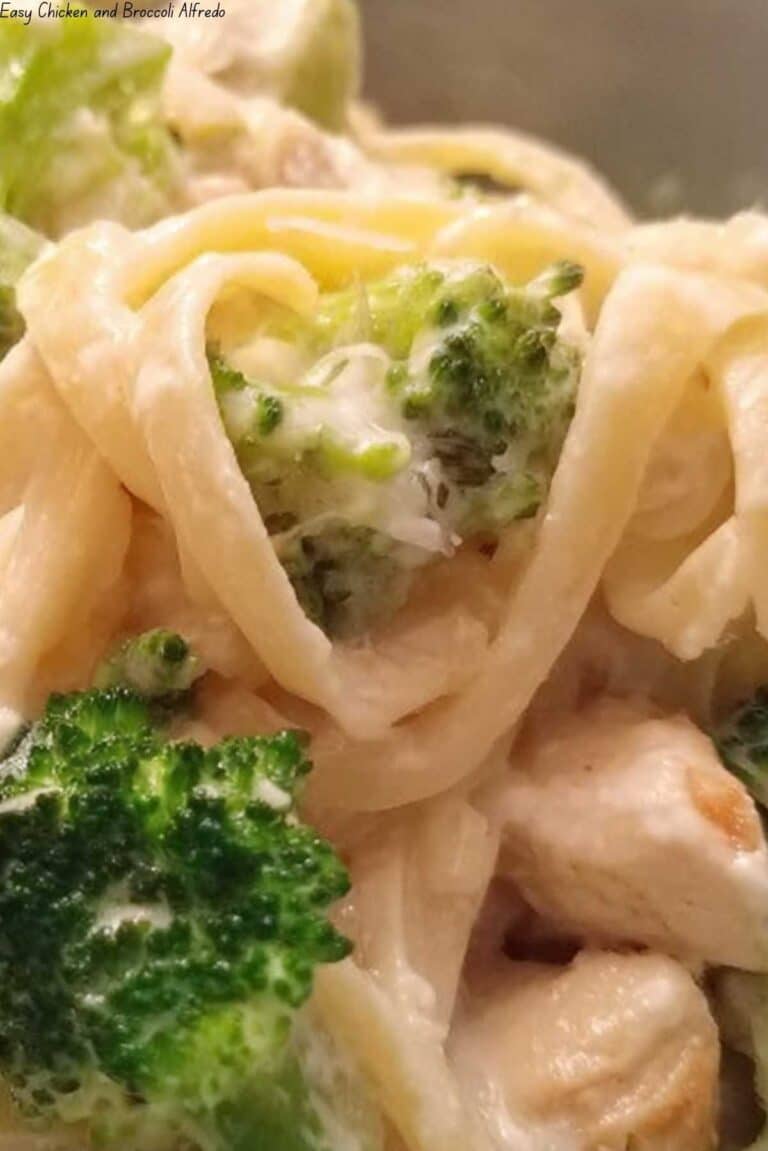 Easy Chicken and Broccoli Alfredo