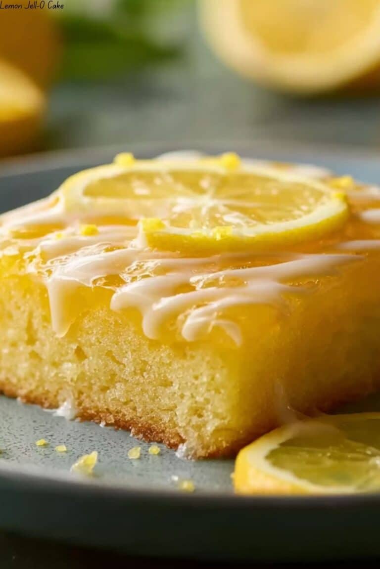 Lemon Jell-O Cake