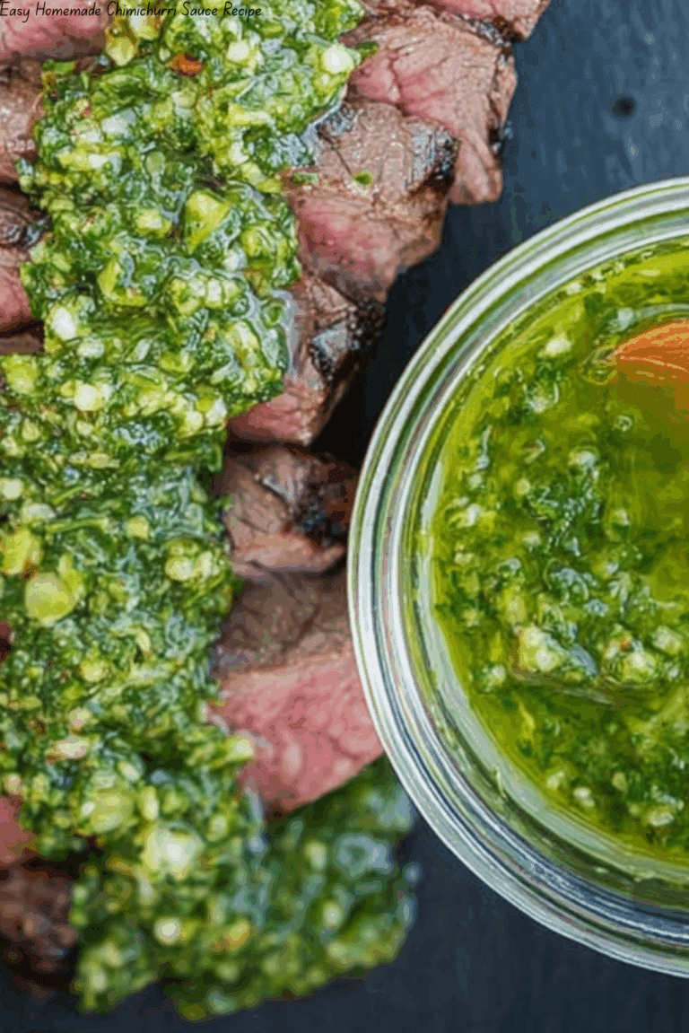 Easy Homemade Chimichurri Sauce Recipe