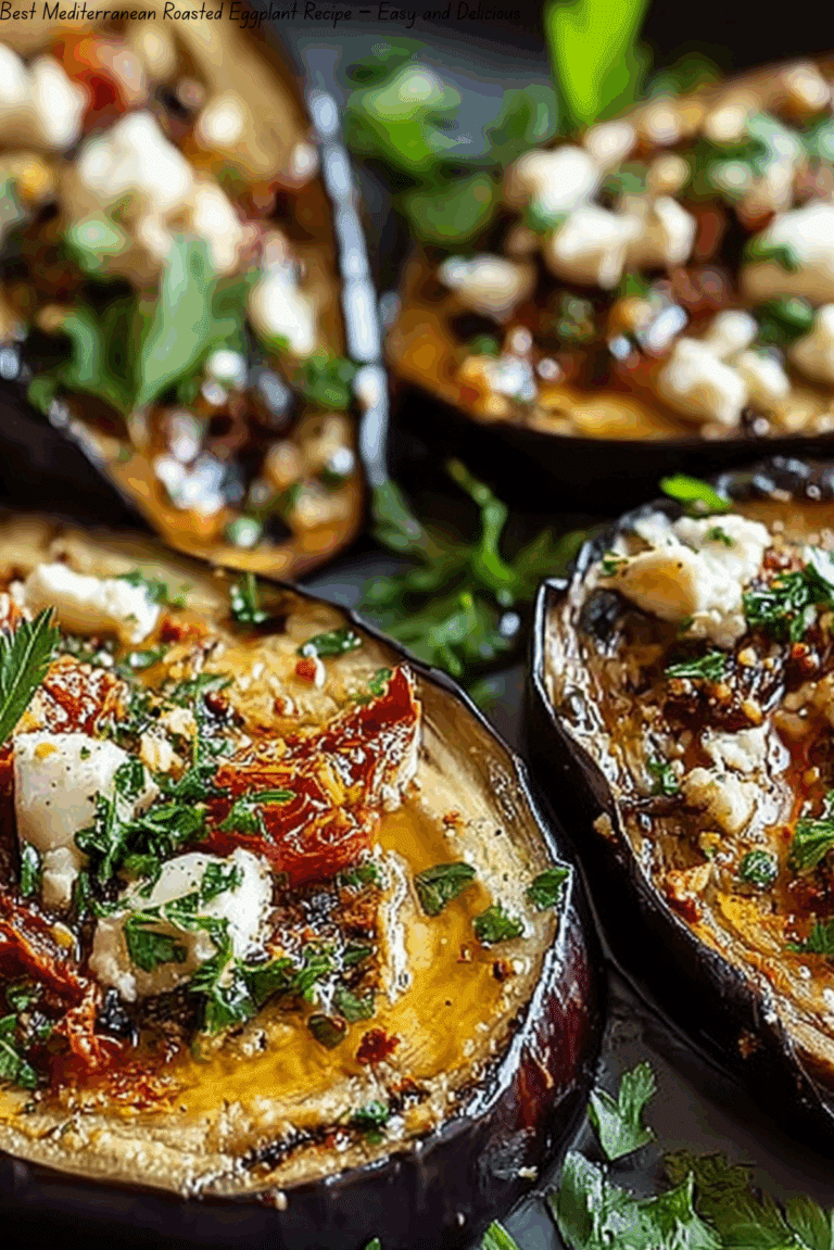 Best Mediterranean Roasted Eggplant Recipe – Easy and Delicious