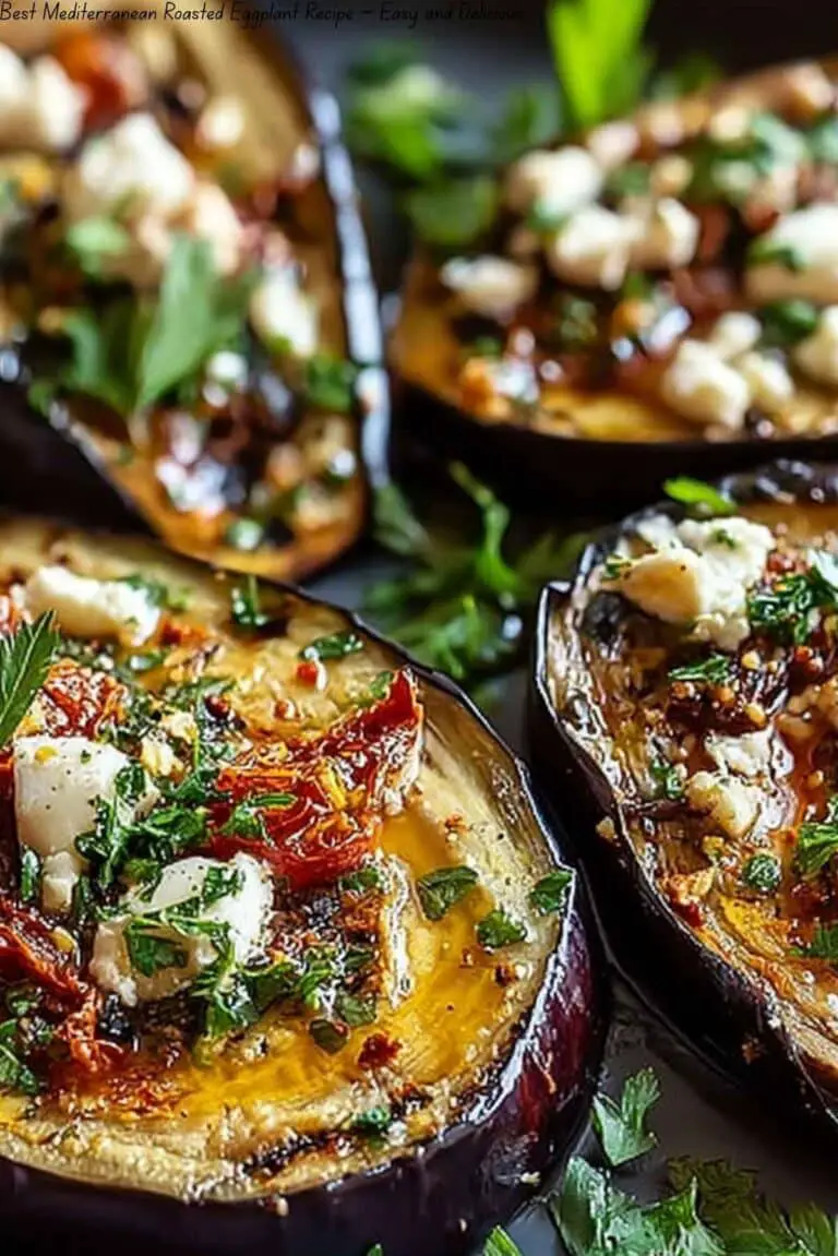 Best Mediterranean Roasted Eggplant Recipe – Easy and Delicious