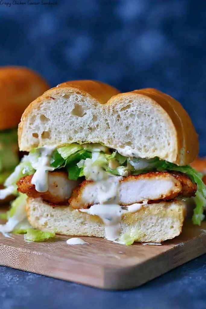 Crispy Chicken Caesar Sandwich