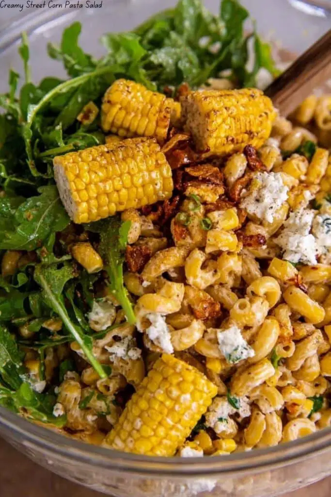 Creamy Street Corn Pasta Salad
