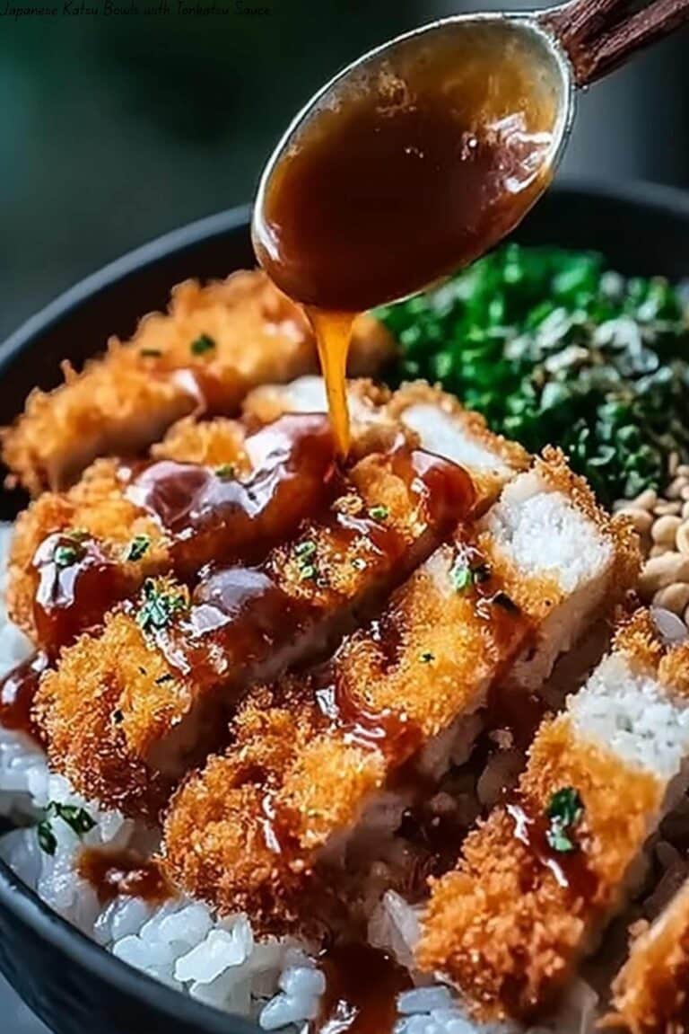 Japanese Katsu Bowls with Tonkatsu Sauce