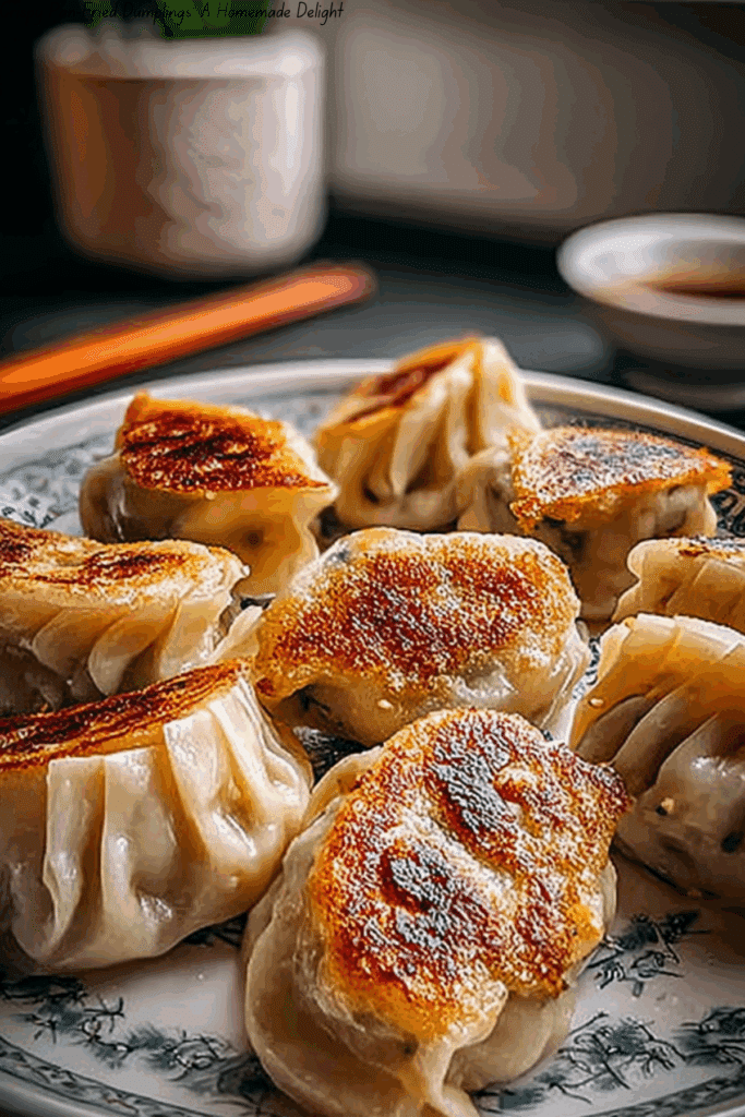 Crispy Pan-Fried Dumplings: A Homemade Delight