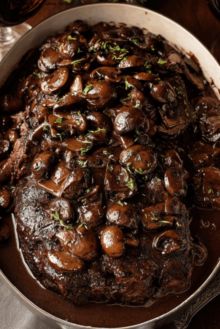Red Wine Mushroom Sauce Recipe