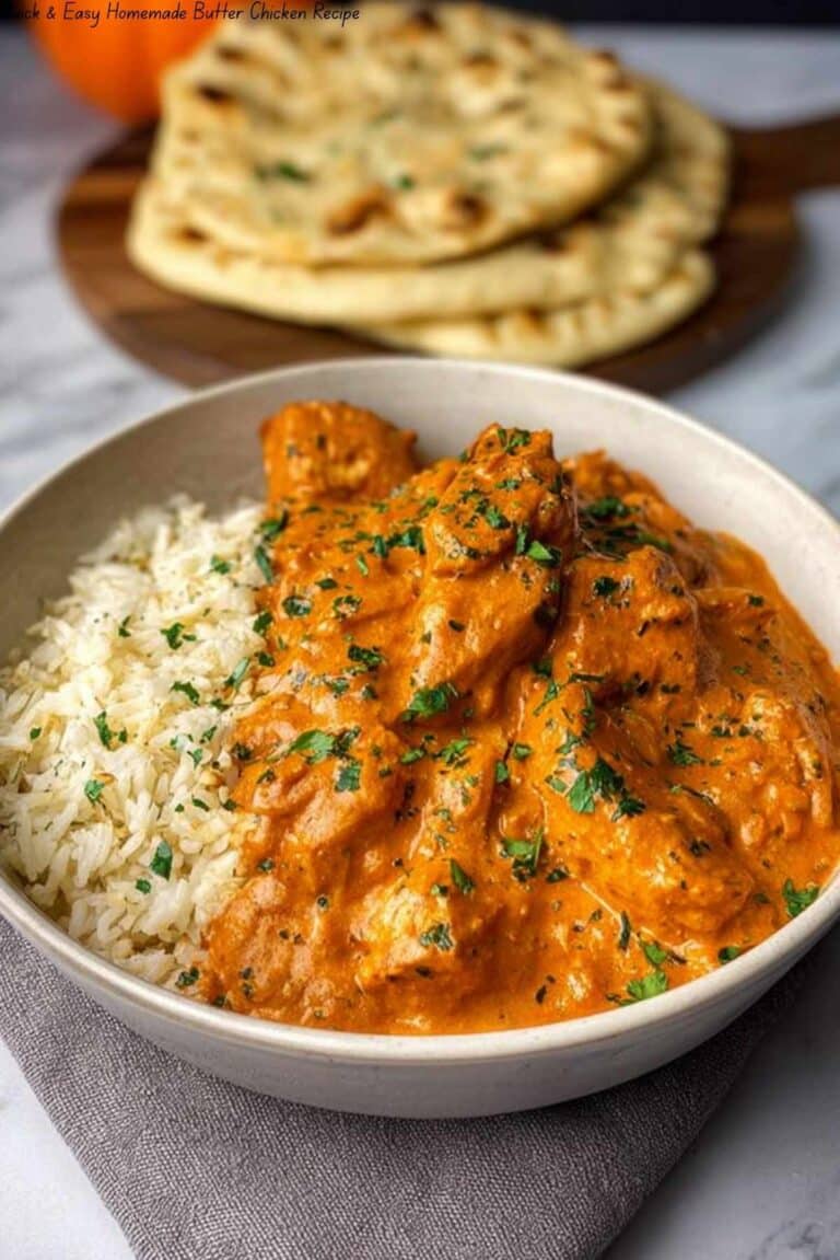 Quick & Easy Homemade Butter Chicken Recipe