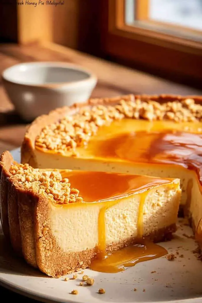 Golden Greek Honey Pie (Melopita)