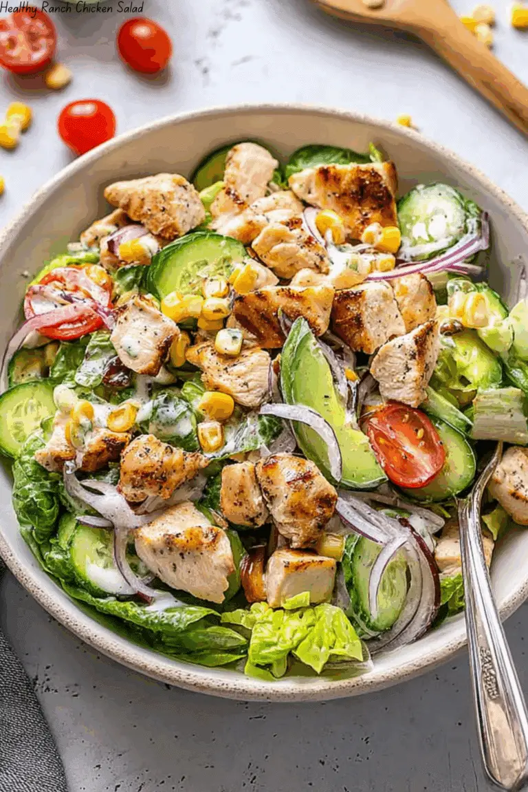 Healthy Ranch Chicken Salad