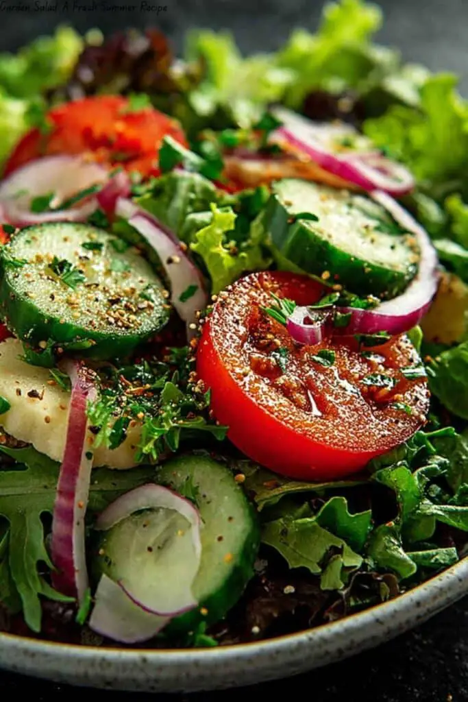 Garden Salad: A Fresh Summer Recipe