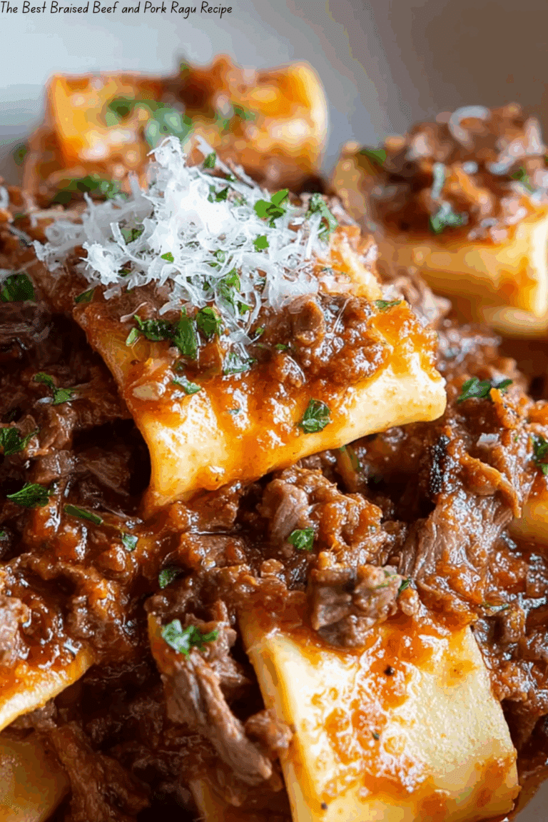 The Best Braised Beef and Pork Ragu Recipe