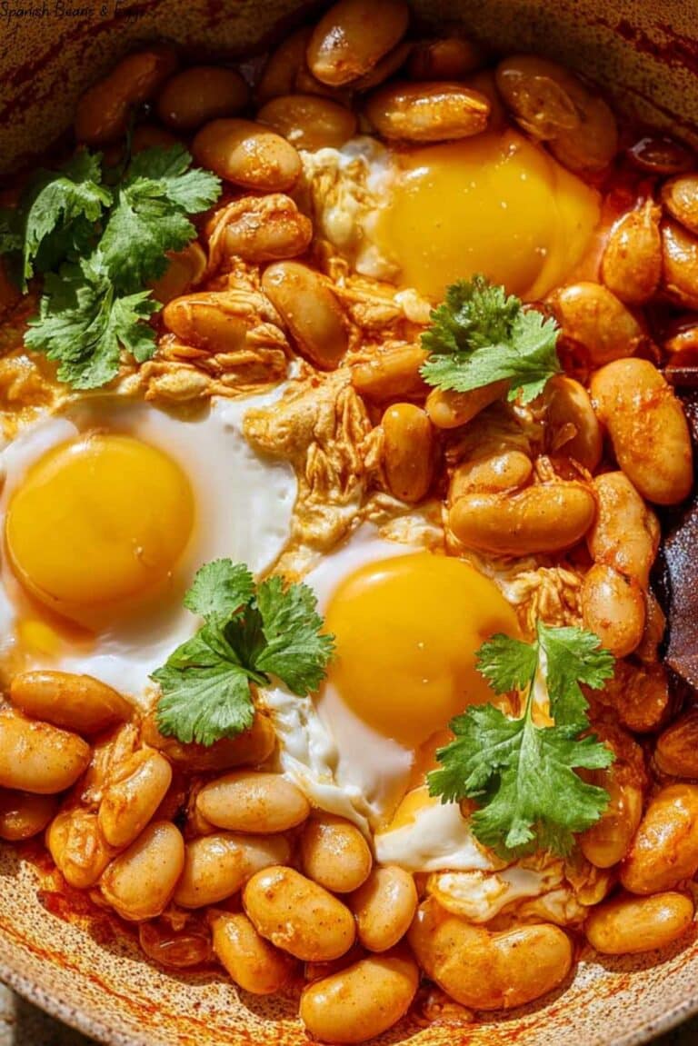 Spanish Beans & Eggs