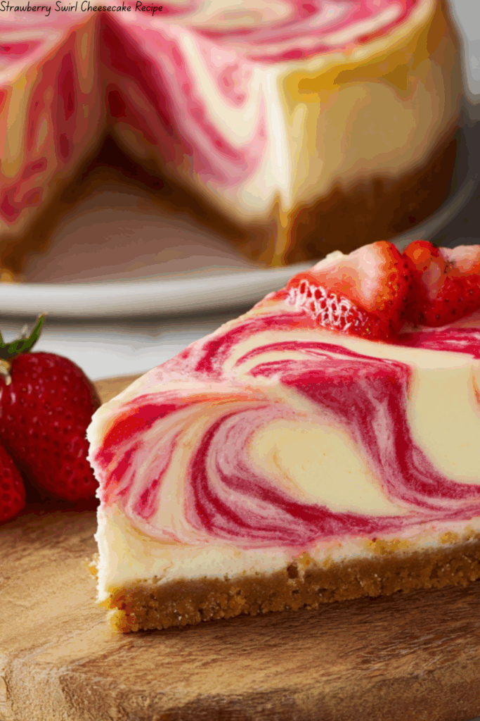 Strawberry Swirl Cheesecake Recipe