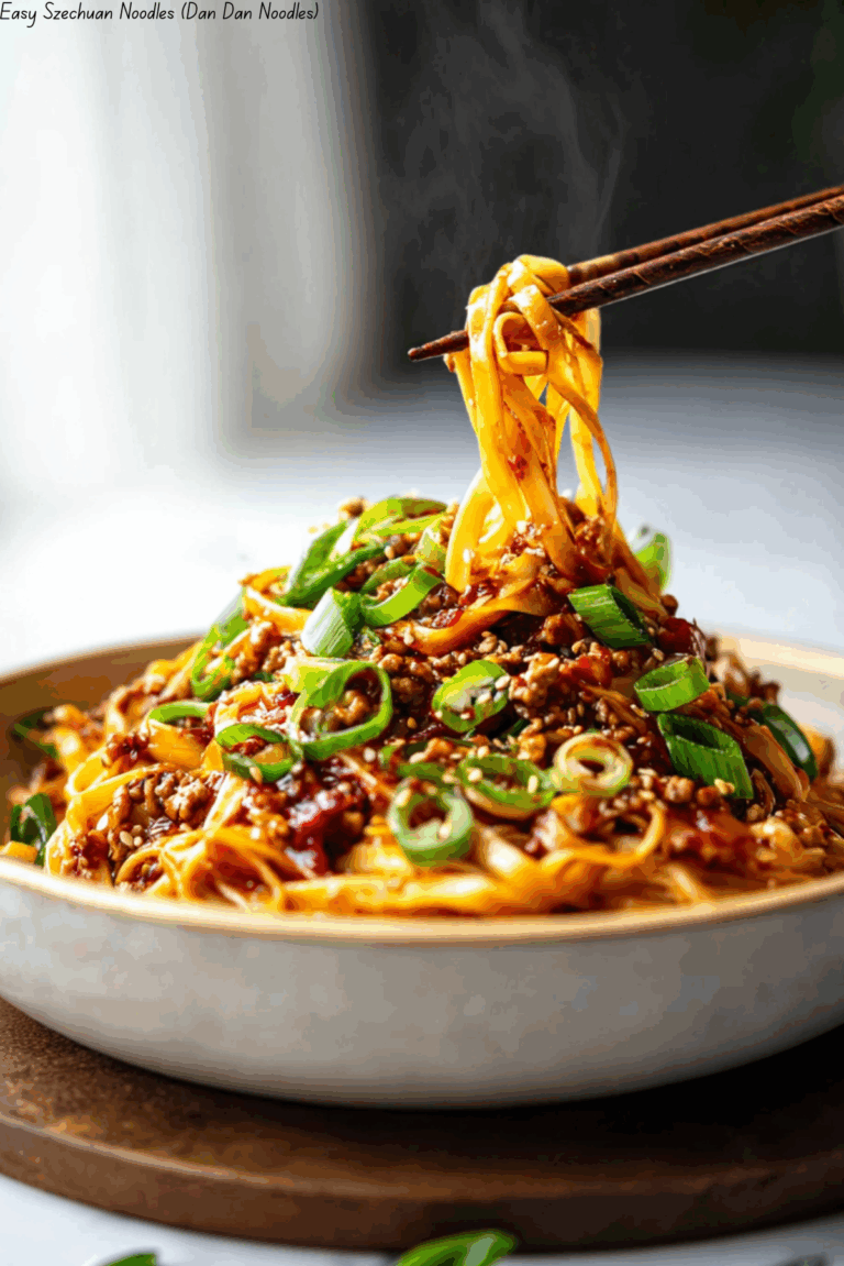 Easy Szechuan Noodles (Dan Dan Noodles)