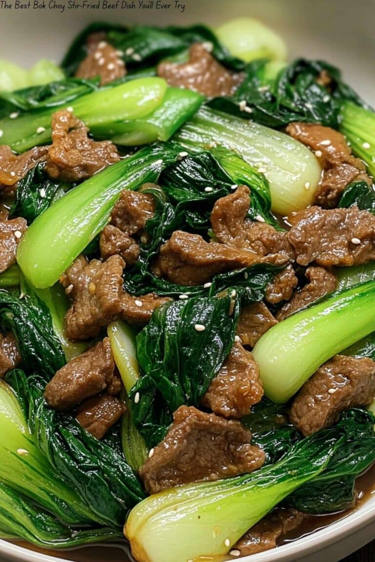 The Best Bok Choy Stir-Fried Beef Dish You’ll Ever Try