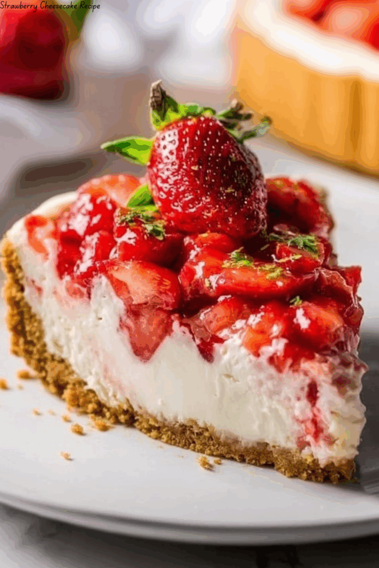 Strawberry Cheesecake Recipe