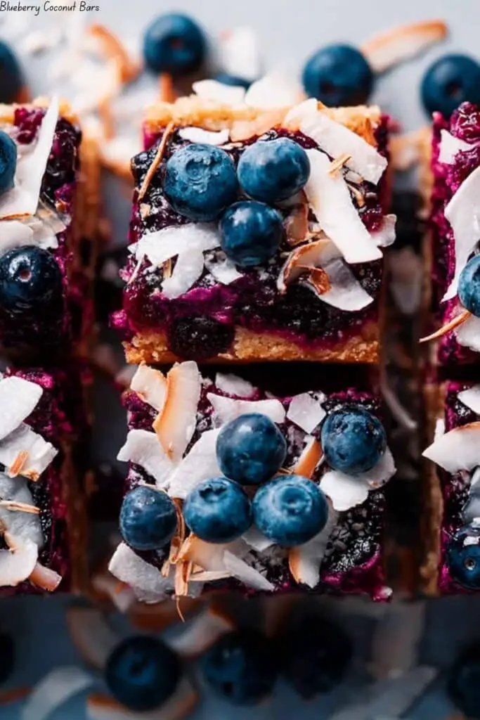 Blueberry Coconut Bars