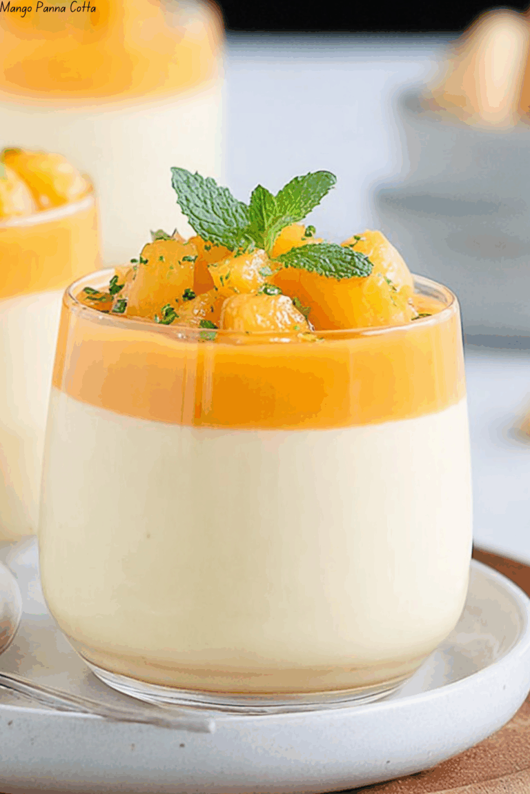 Mango Panna Cotta