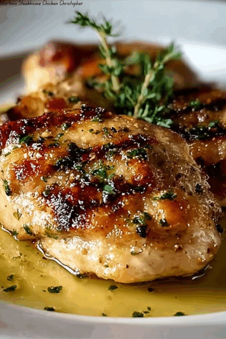 Morton’s Steakhouse Chicken Christopher