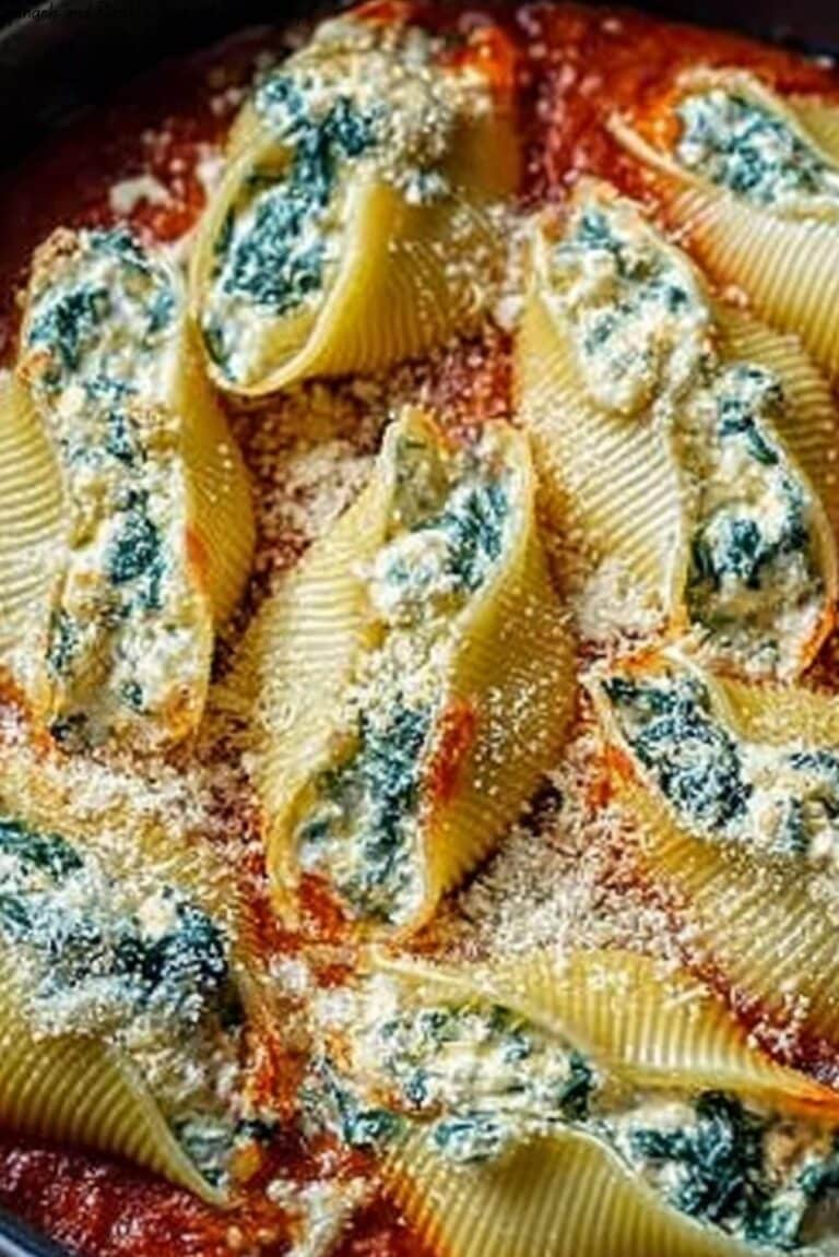 Spinach and Ricotta Stuffed Shells Recipe