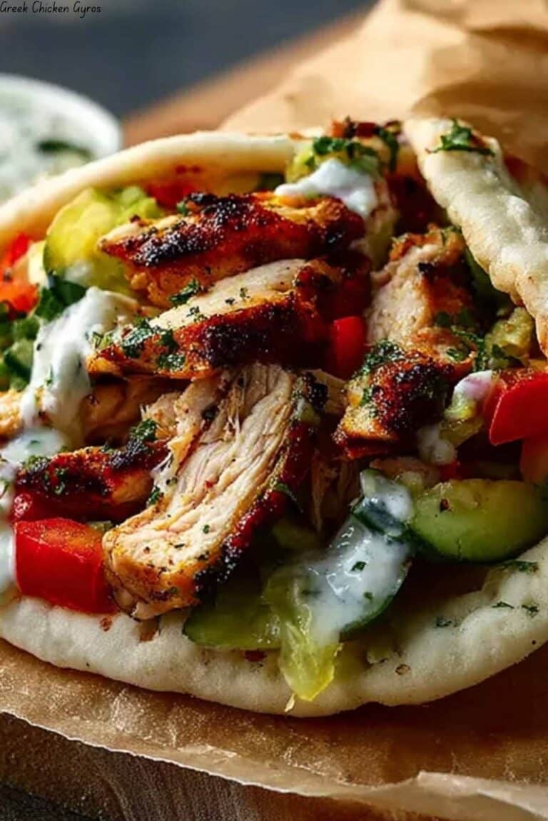 Greek Chicken Gyros