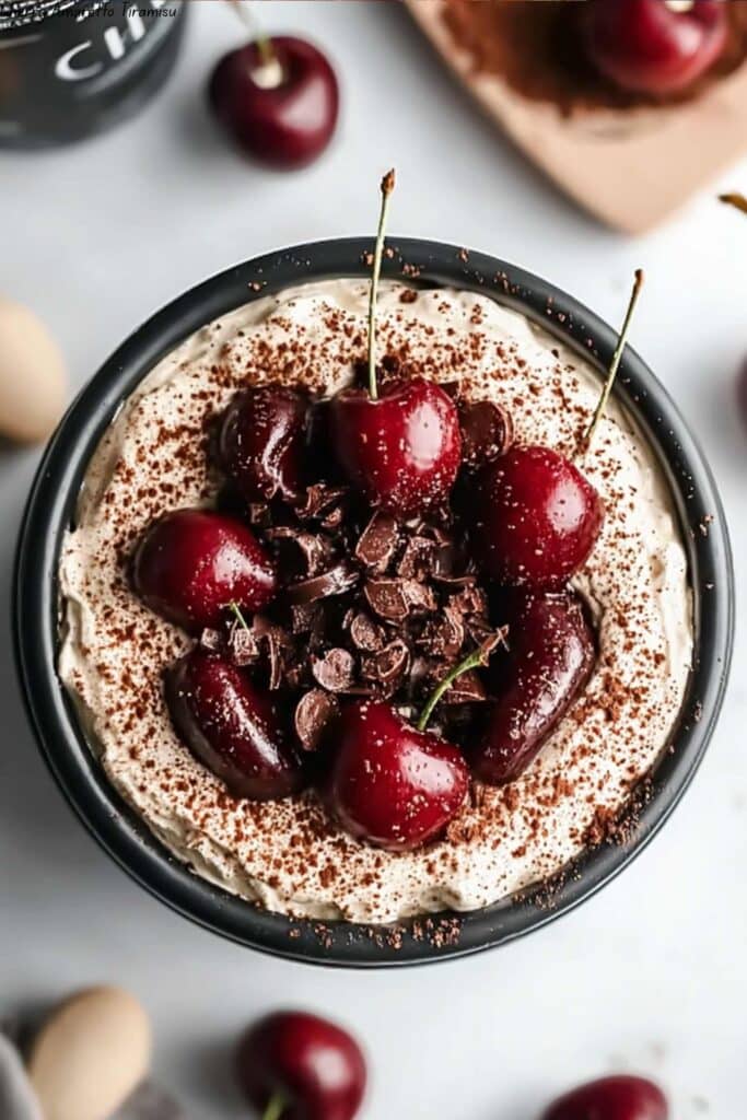 Cherry Amaretto Tiramisu