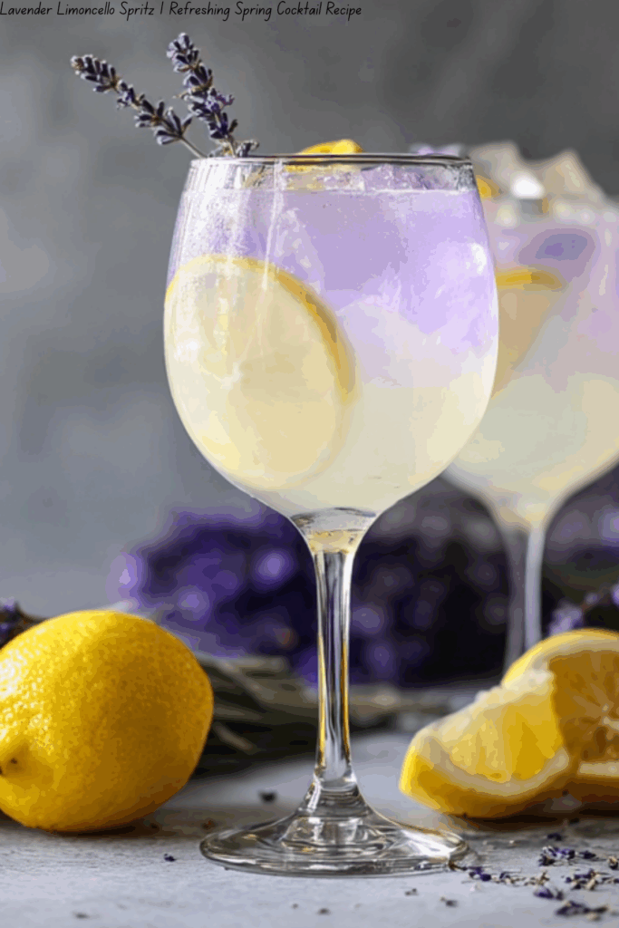 Lavender Limoncello Spritz | Refreshing Spring Cocktail Recipe