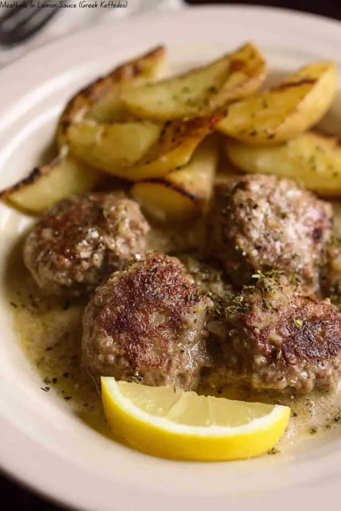 Meatballs In Lemon Sauce (Greek Keftedes)
