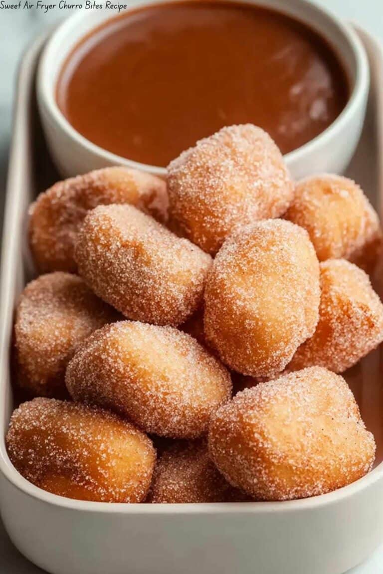 Sweet Air Fryer Churro Bites Recipe