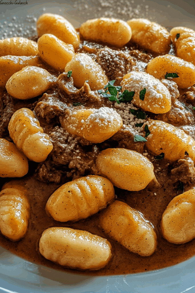 Gnocchi-Gulasch