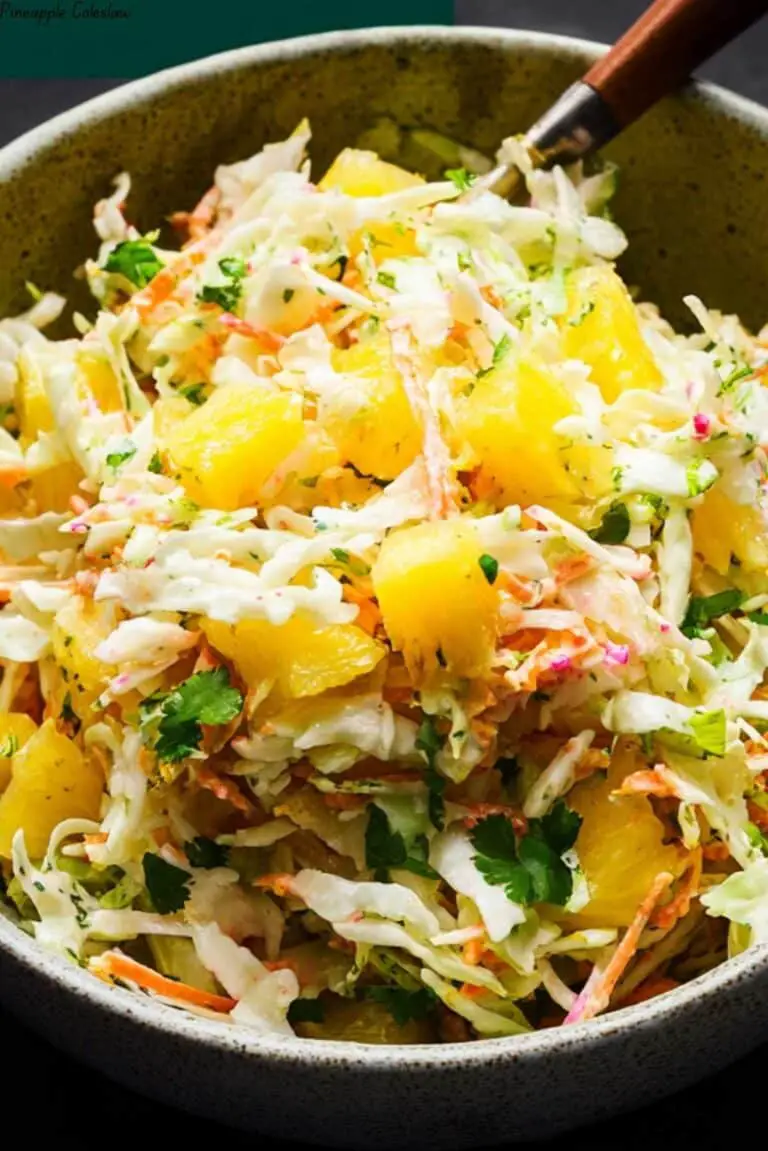 Pineapple Coleslaw