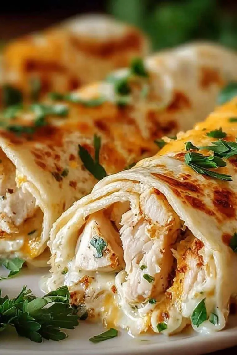 Quick Cheesy Chicken Wrap