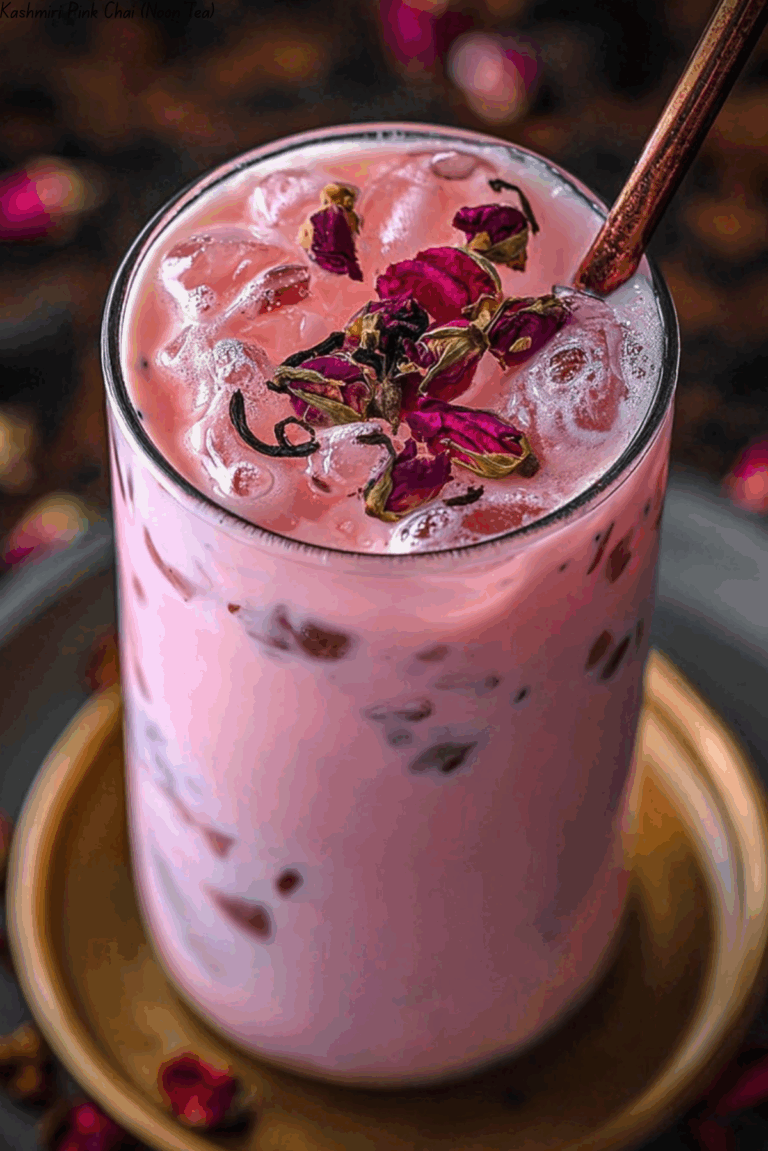 Kashmiri Pink Chai (Noon Tea)