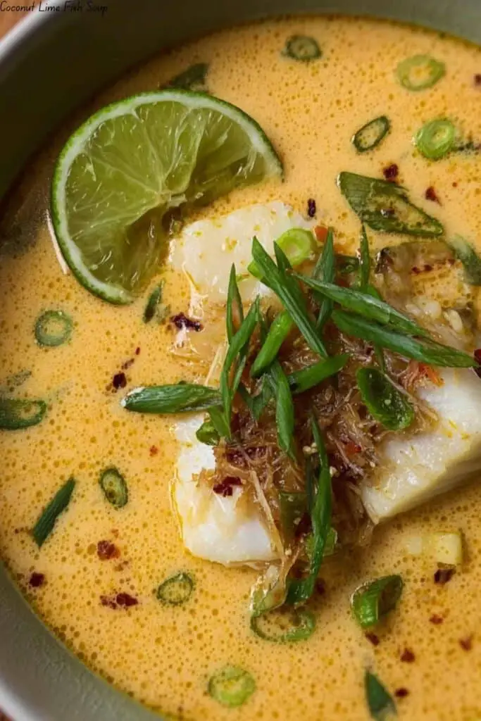 Coconut Lime Fish Soup