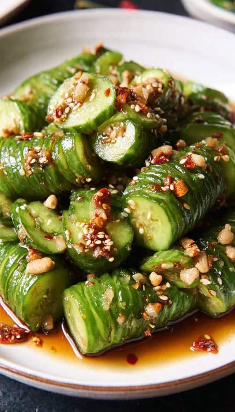 Spicy Asian Cucumber Salad Recipe