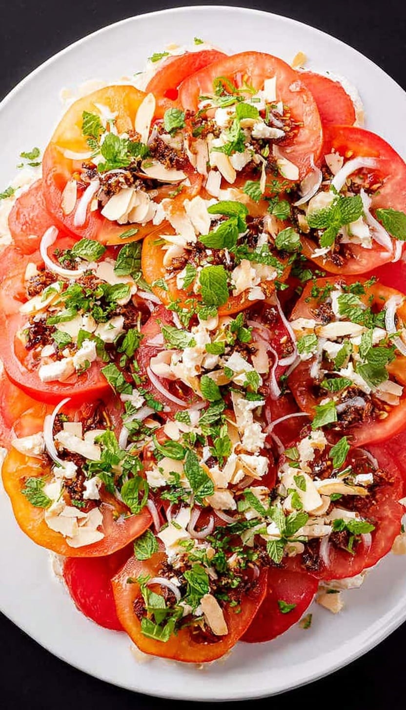 Refreshing Spanish Tomato Salad Recipe - Recipe Image
