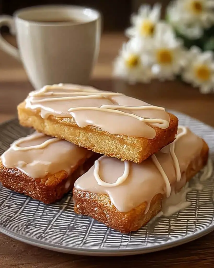 Soft Baked Maple Donut Bars Recipe