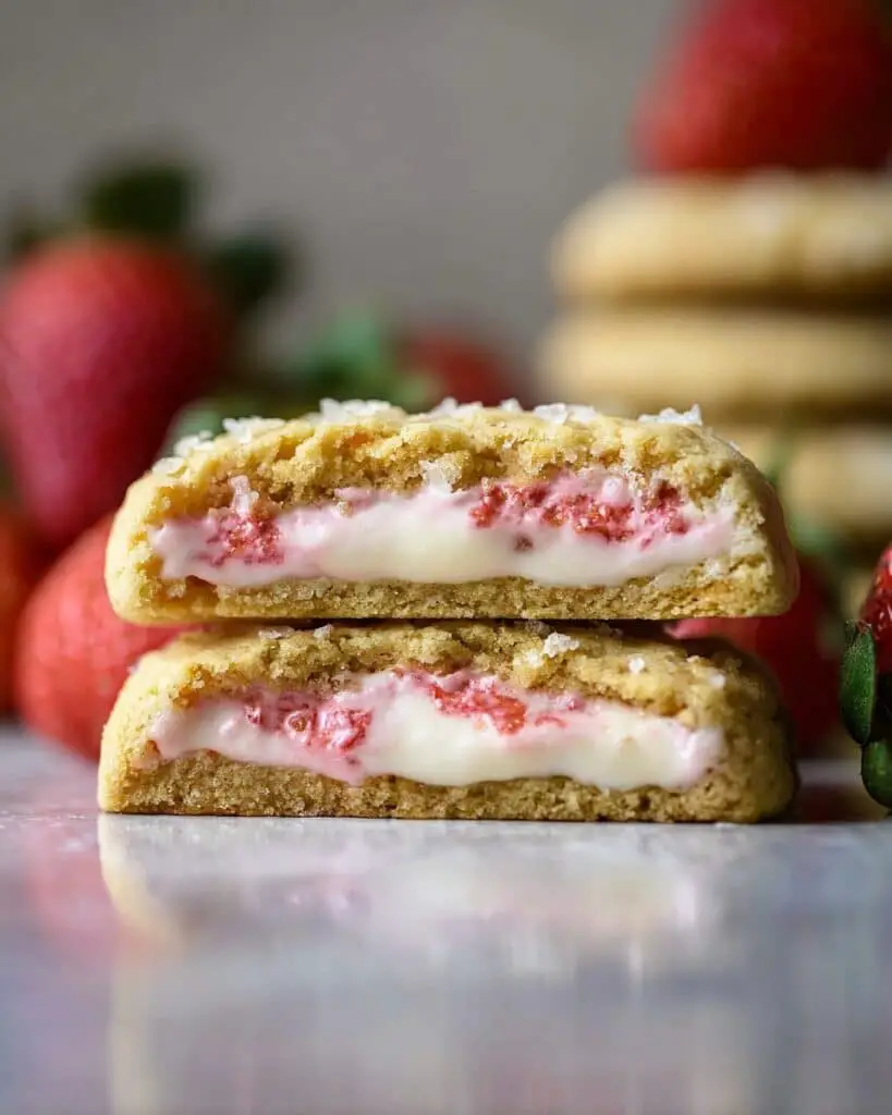Strawberry Cheesecake Cookies Recipe
