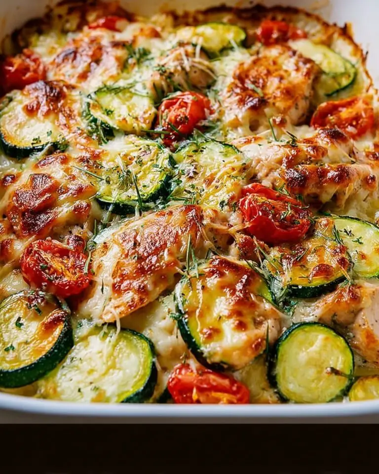 Best Mediterranean Chicken Zucchini Bake Recipe