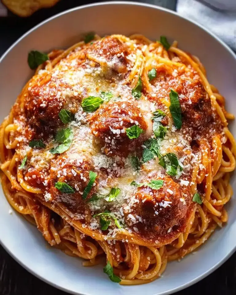 Baked Spaghetti and Meatballs Recipe