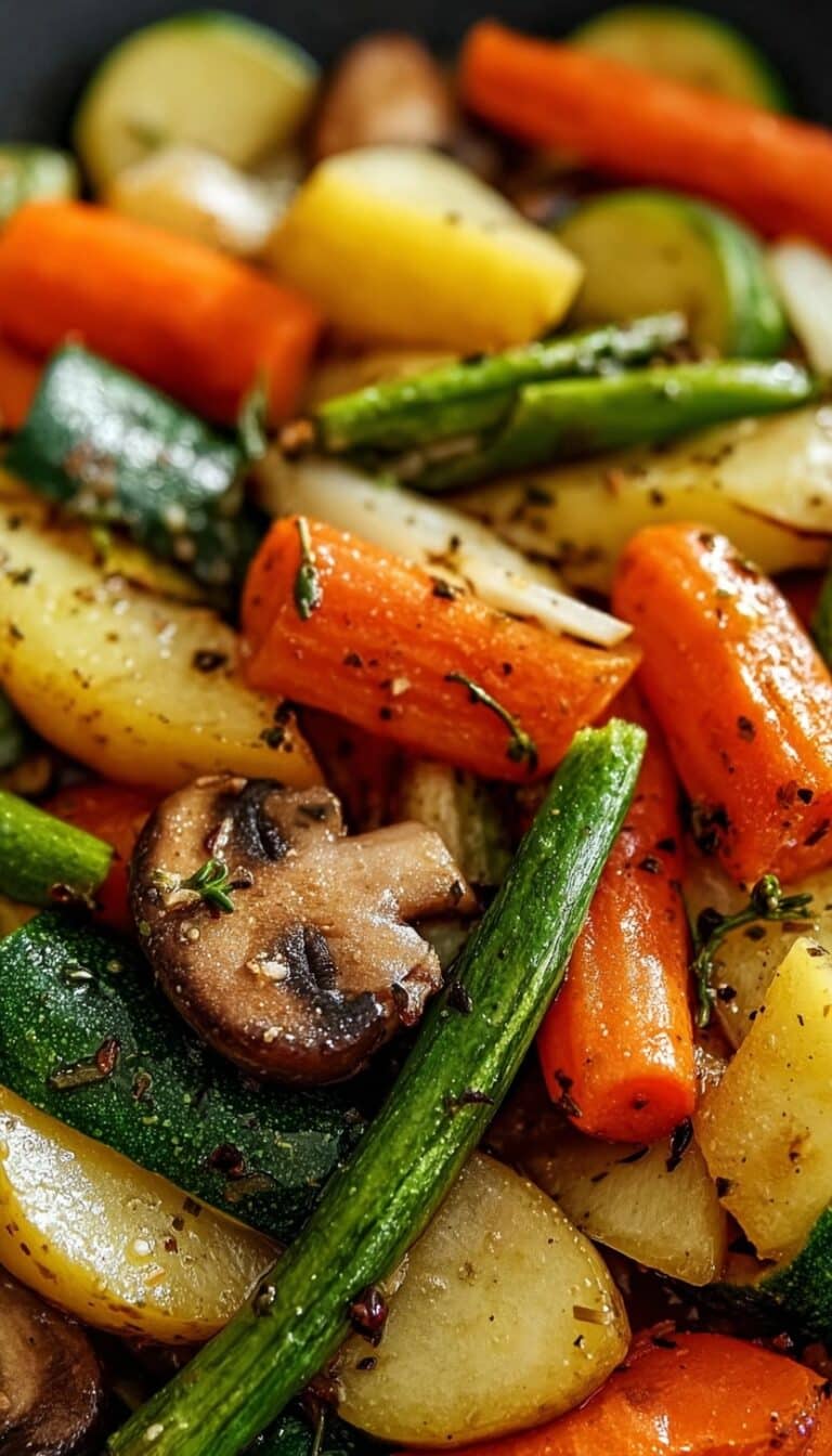 Healthy Sauteed Vegetables with Parmesan and Lemon Recipe