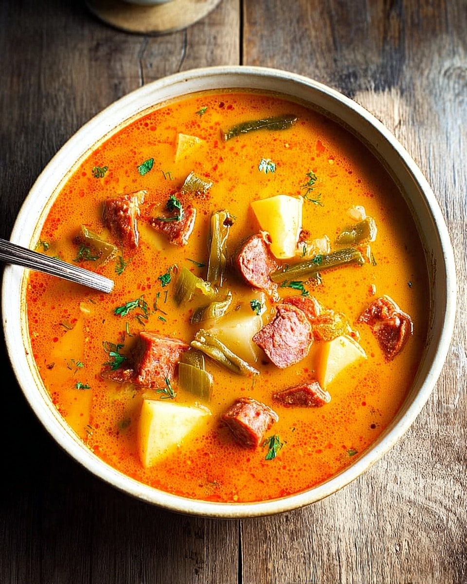 Spanish Potato Soup with Chorizo Recipe - Recipe Image