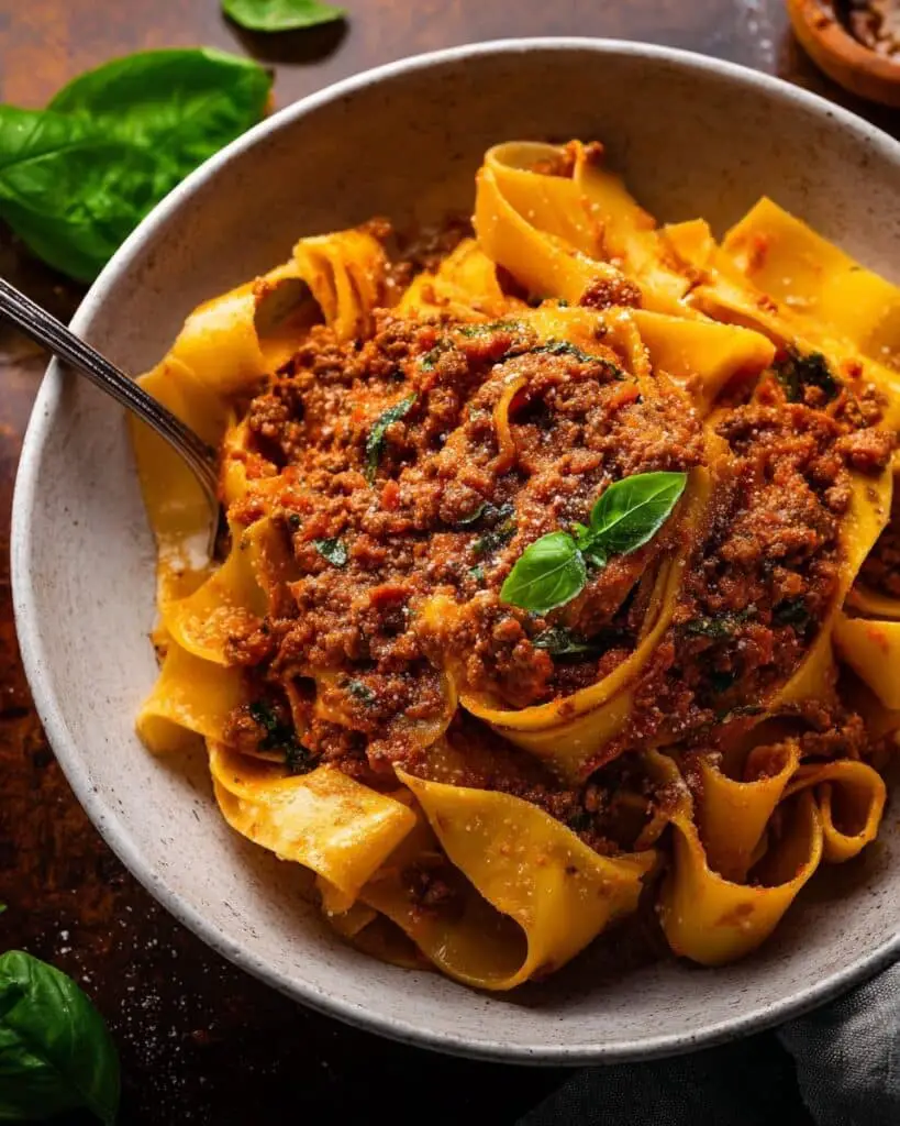 Authentic Pappardelle Bolognese Recipe