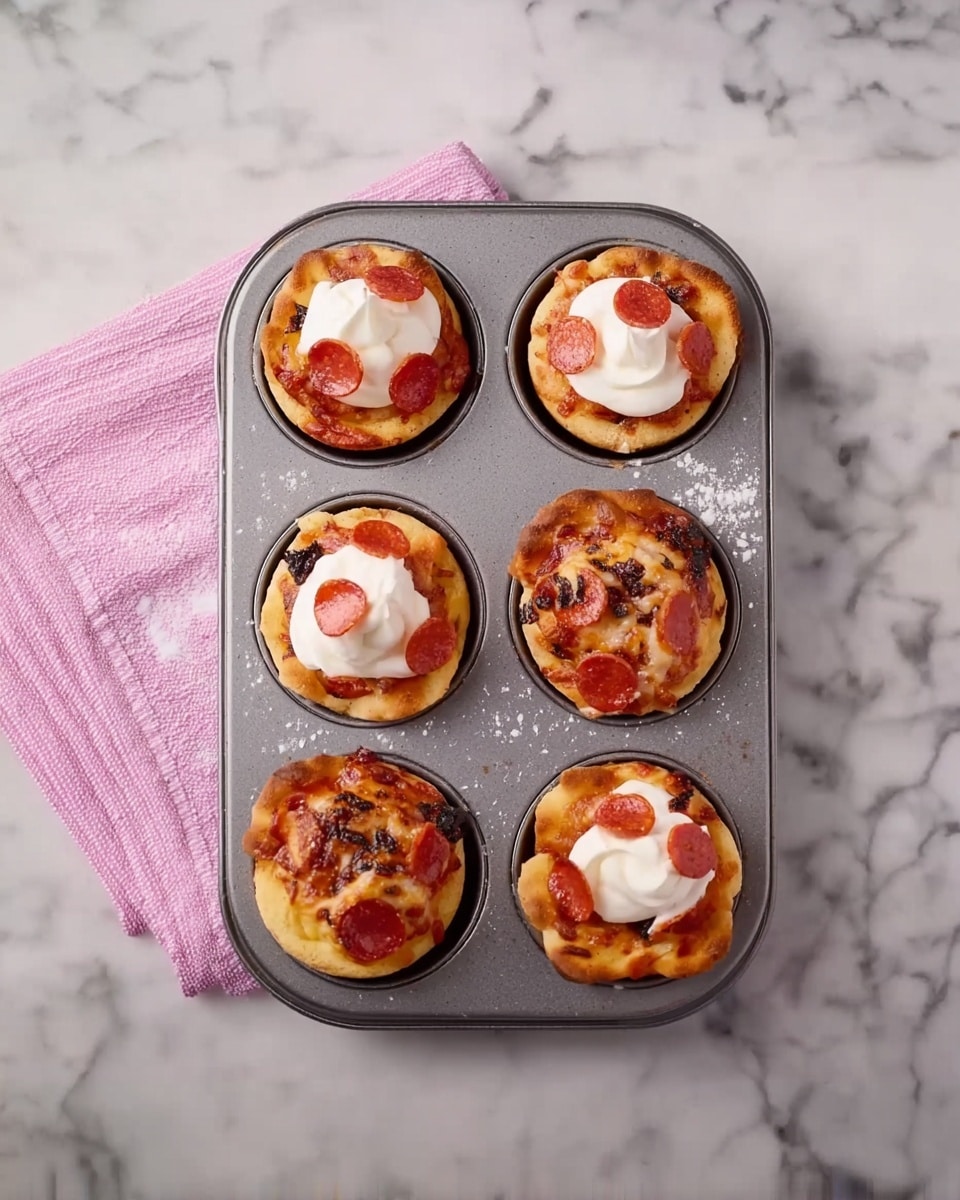 Pizza Cupcakes Recipe - Recipe Image