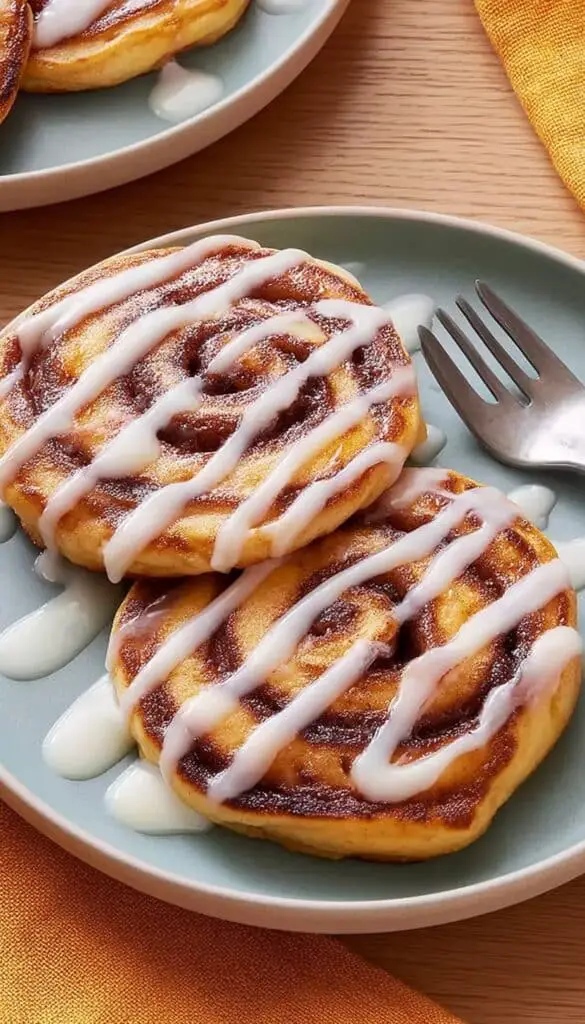 Cinnamon Roll Pancakes Recipe