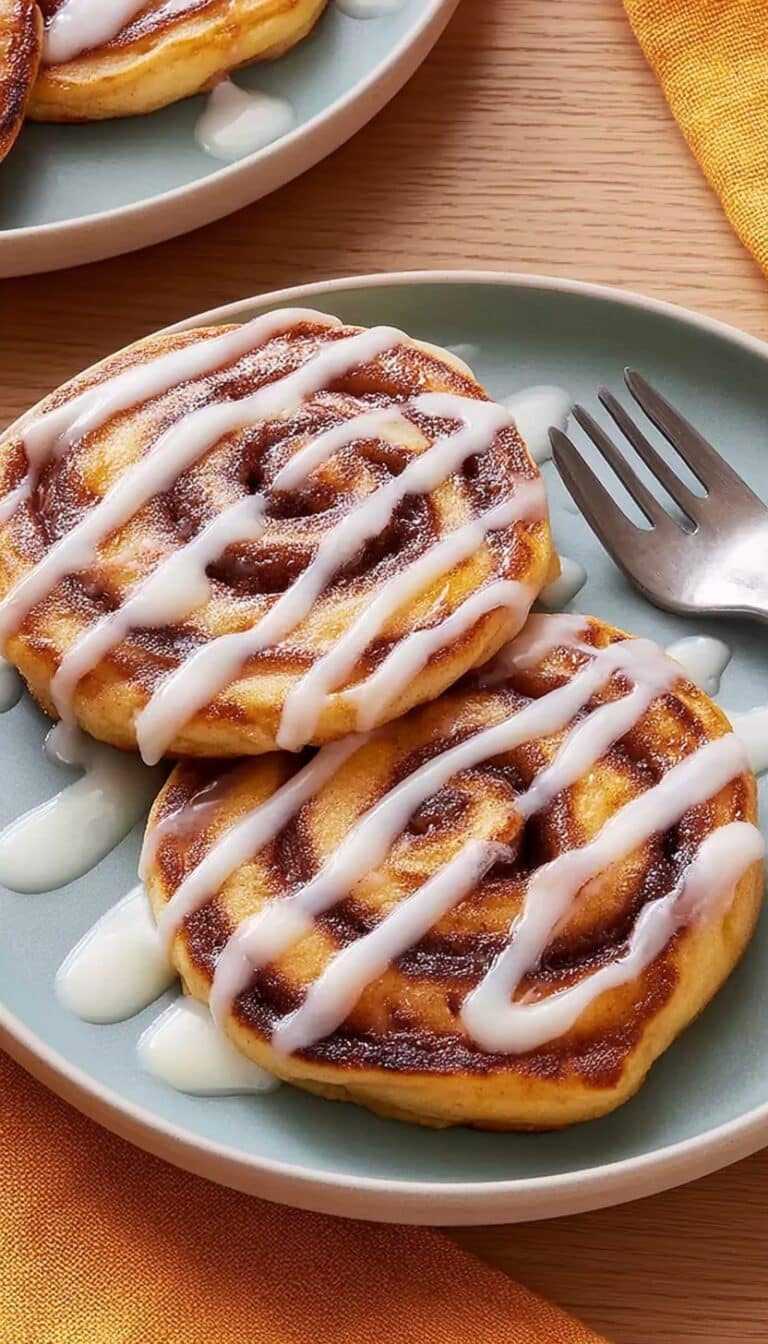 Cinnamon Roll Pancakes Recipe