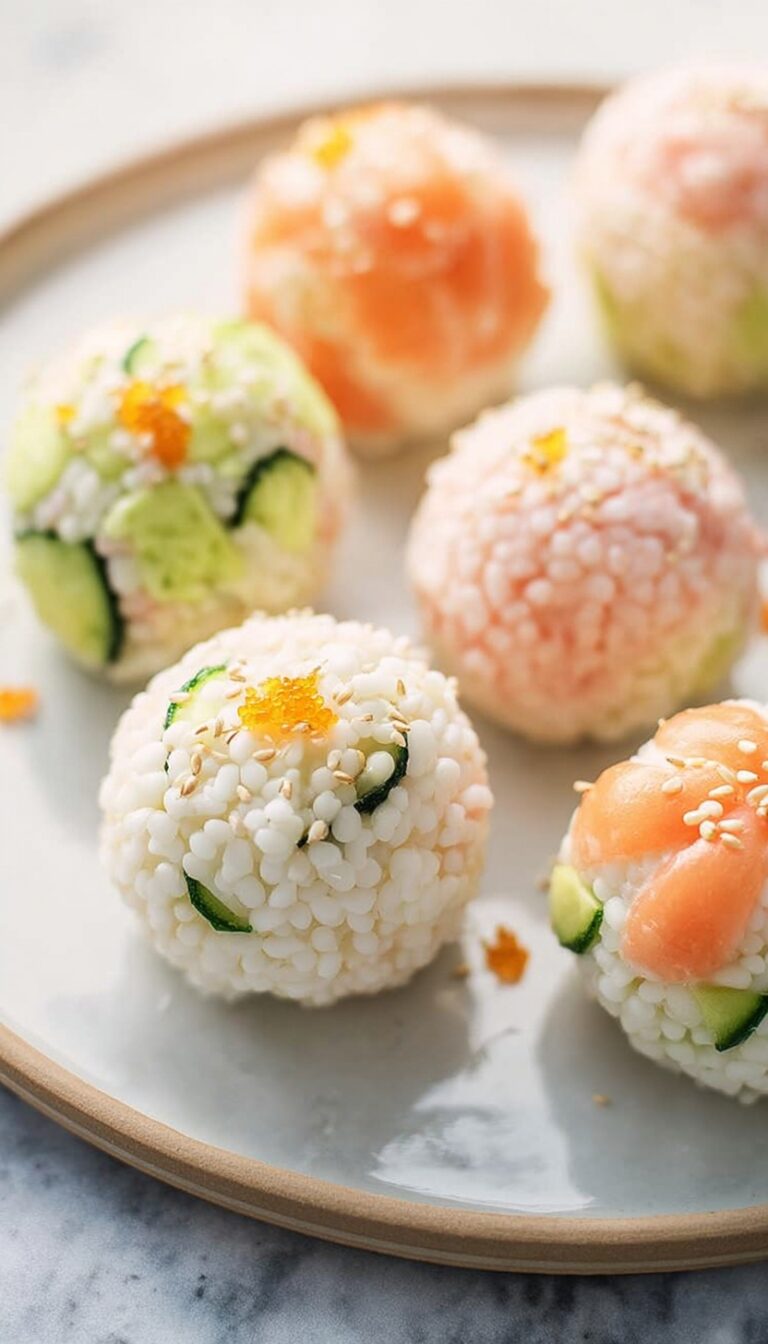 Creamy Smoked Salmon Sushi Balls Recipe