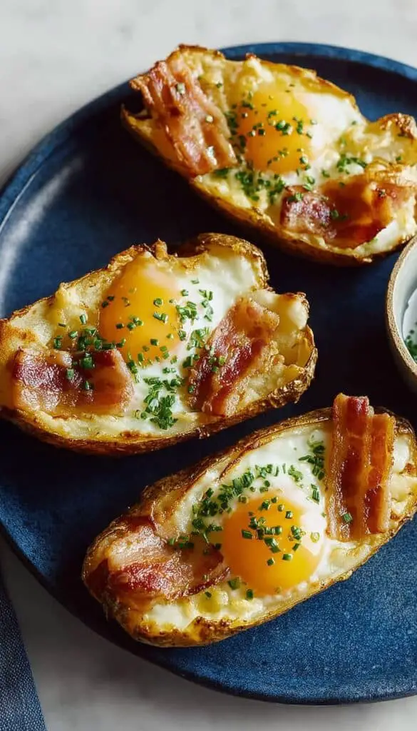 Twice Baked Breakfast Potatoes Recipe