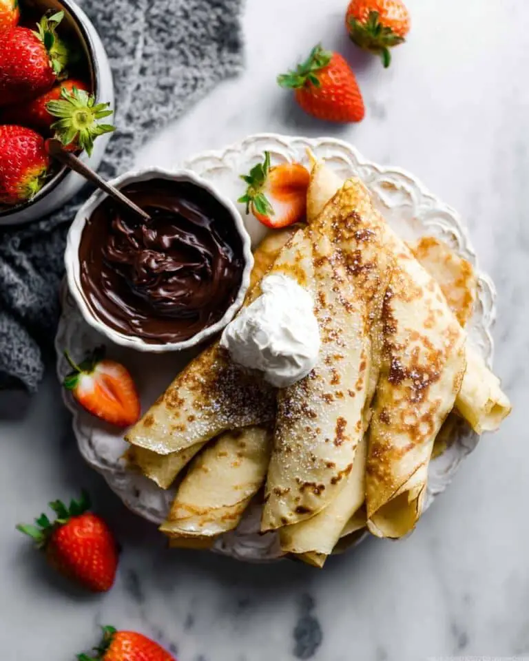 Homemade Crepes Recipe