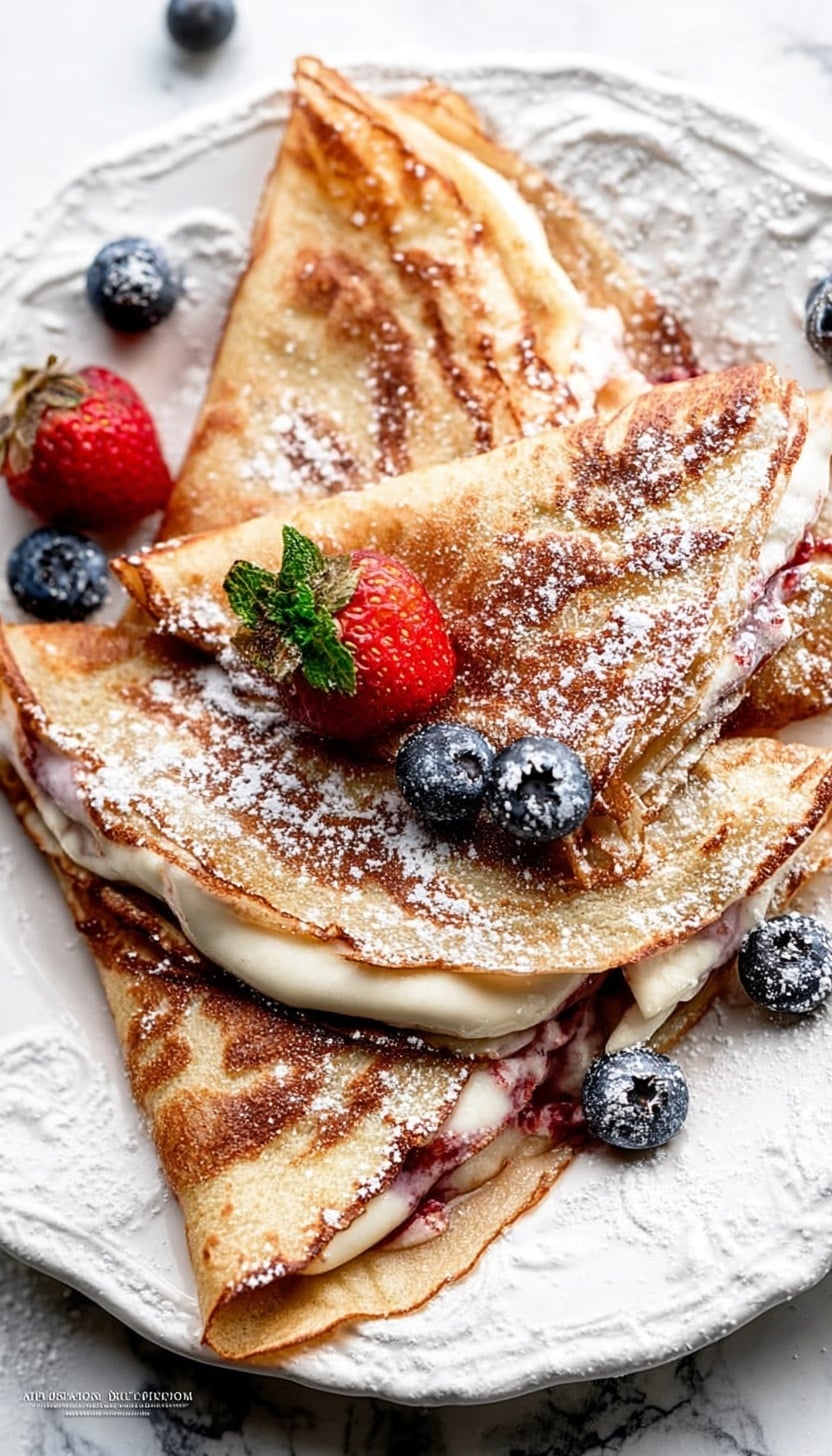 Homemade Crepes Recipe - Recipe Image